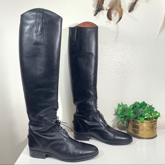 Ariat Equestrian English Riding Tall Boots Leather - Picture 8 of 13